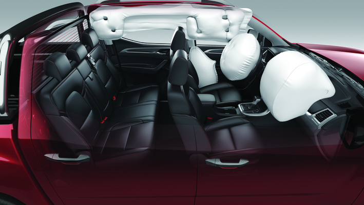 Los airbags y la seguridad de la Maxus T60